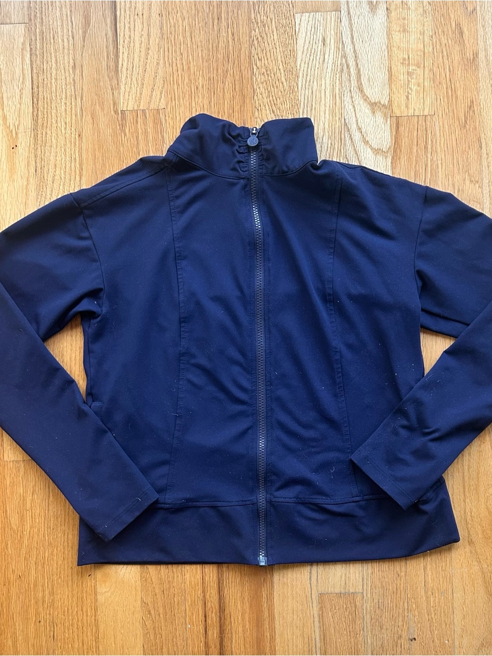 Apana Navy Zip-Up Utility Jacket